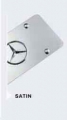 Marque Plate with Star logo (Polished stainless steel)